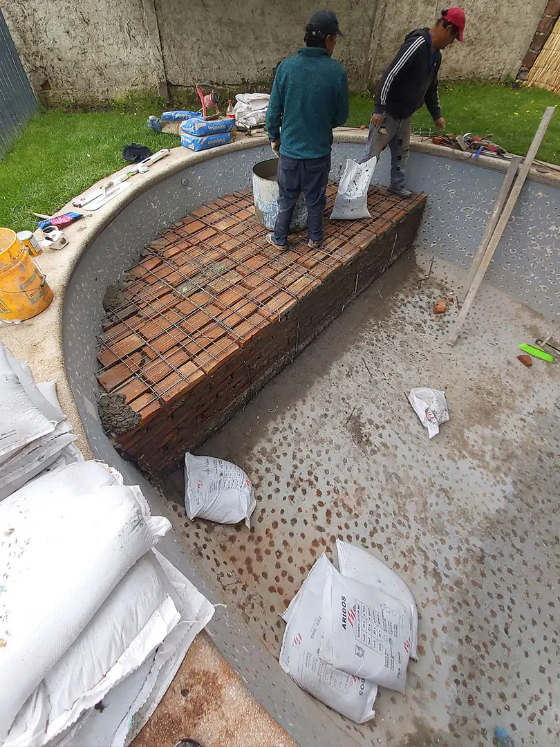 Remodelación integral piscina de hormigón